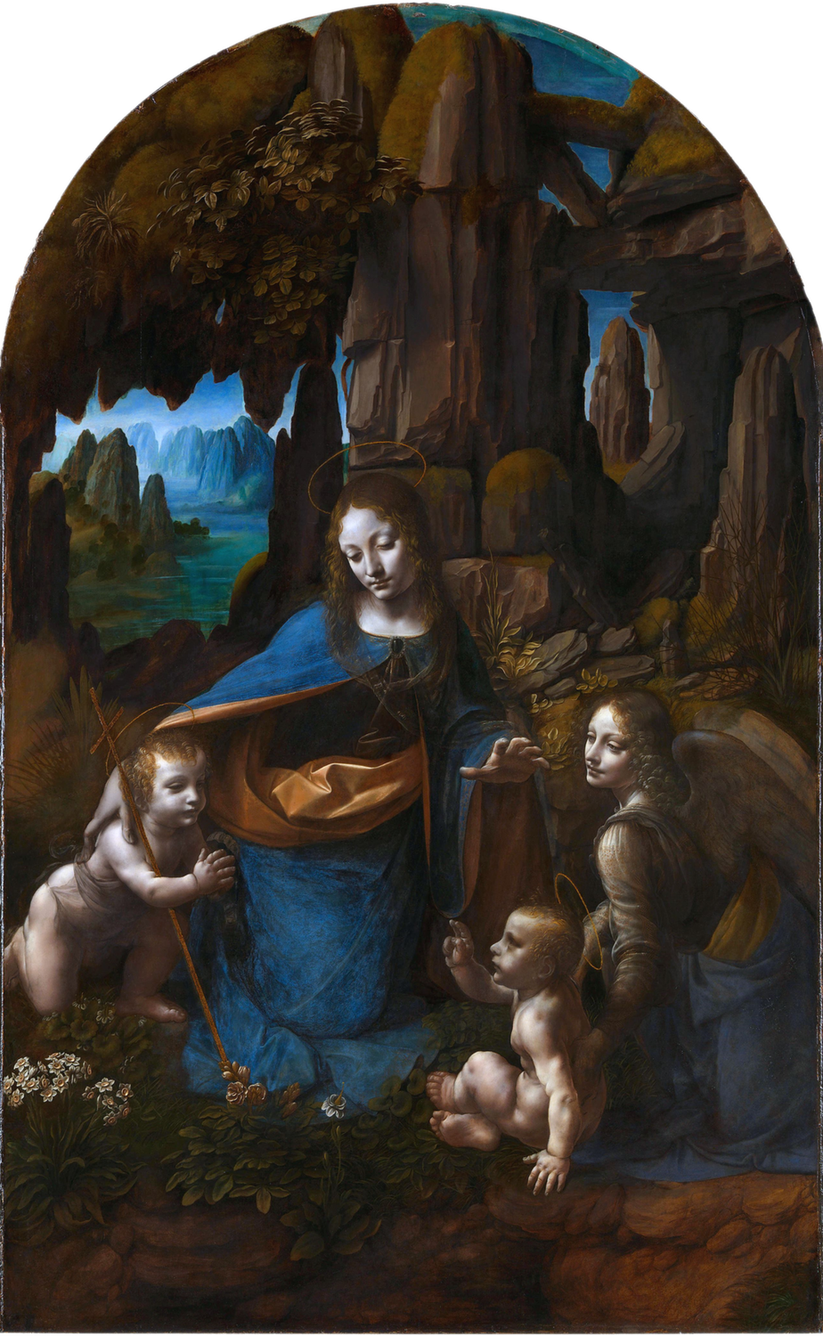 《岩窟の聖母》  レオナルド・ダ・ヴィンチ 【1491-1508年頃】